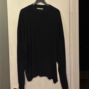 MNML Black Long Sleeve Tee